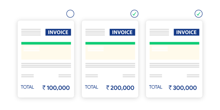 Upload the invoice